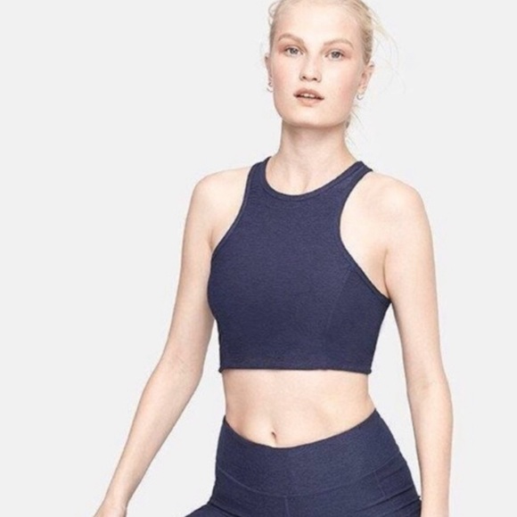 Outdoor Voices Other - Outdoor Voices Athena Crop Top Sports Bra Blue Sz S